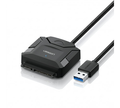 Переходник-адаптер | USB 3.0 на SATA 2.5"/3.5" (HDD/SSD) | UGREEN CR108